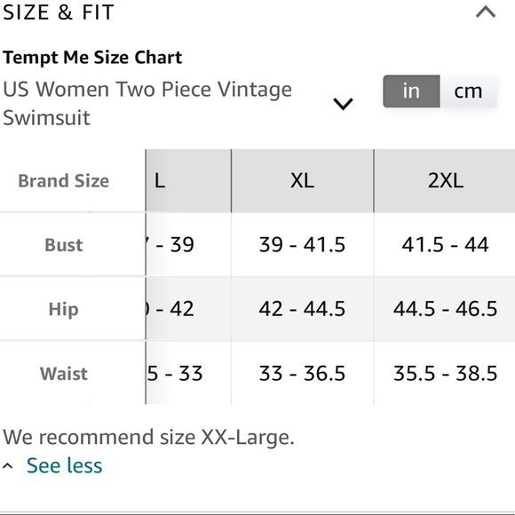 Tempt Me NWT Large  One Piece Swimsuit - Picture 7 of 7